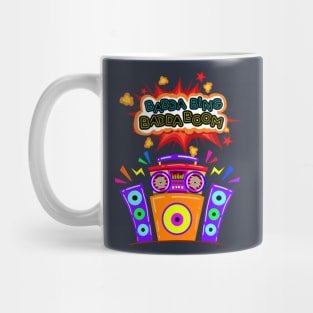 Boombox and Speakers Music Love Mug